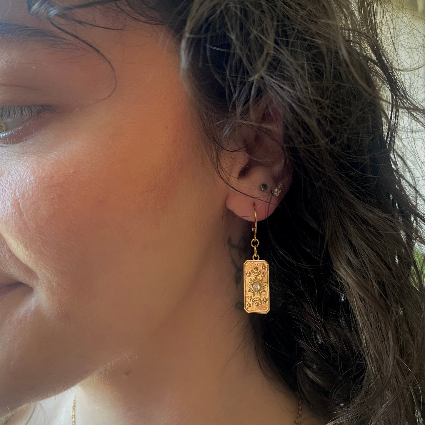 Cosmic Gold Earrings