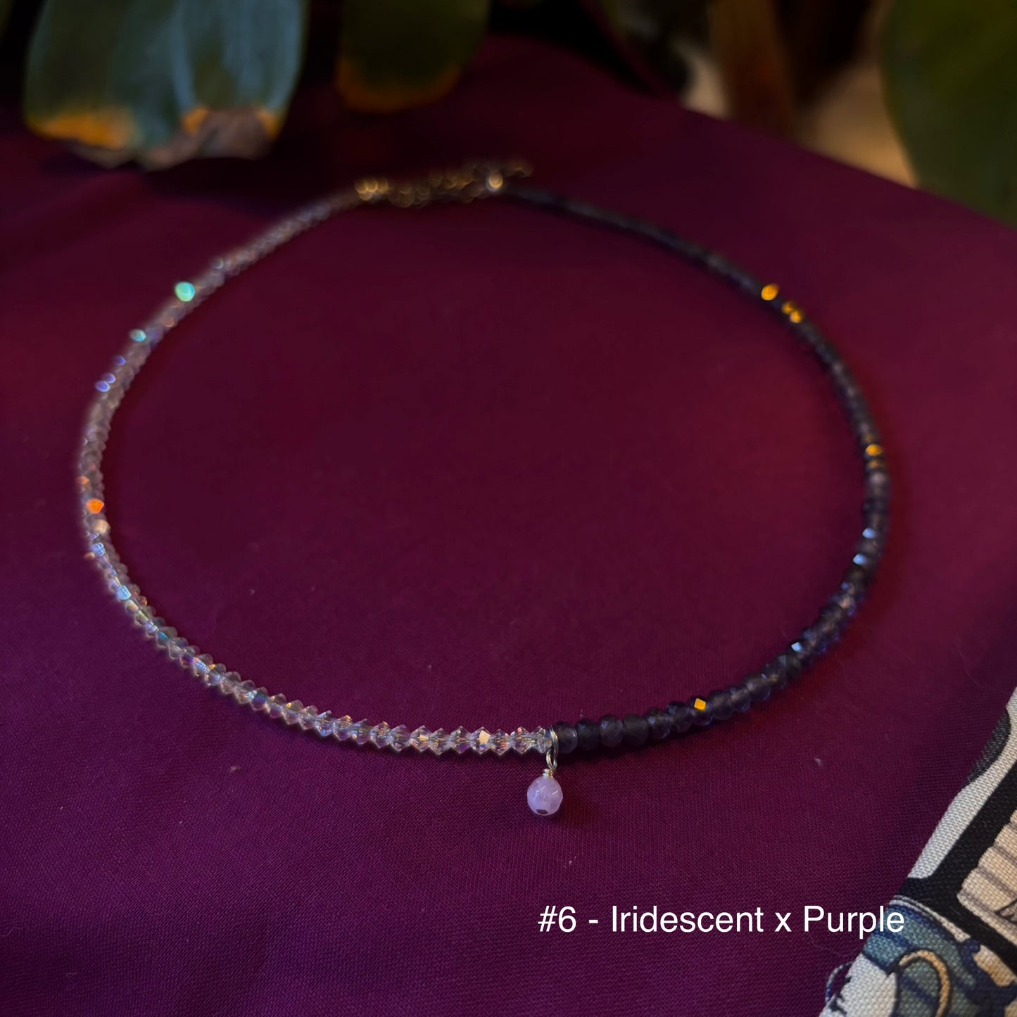 Two Tone Beaded Necklace