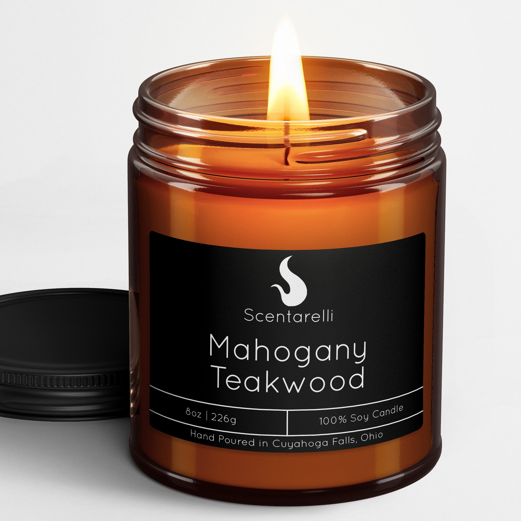 Mahogany Teakwood Candle – Scentarelli