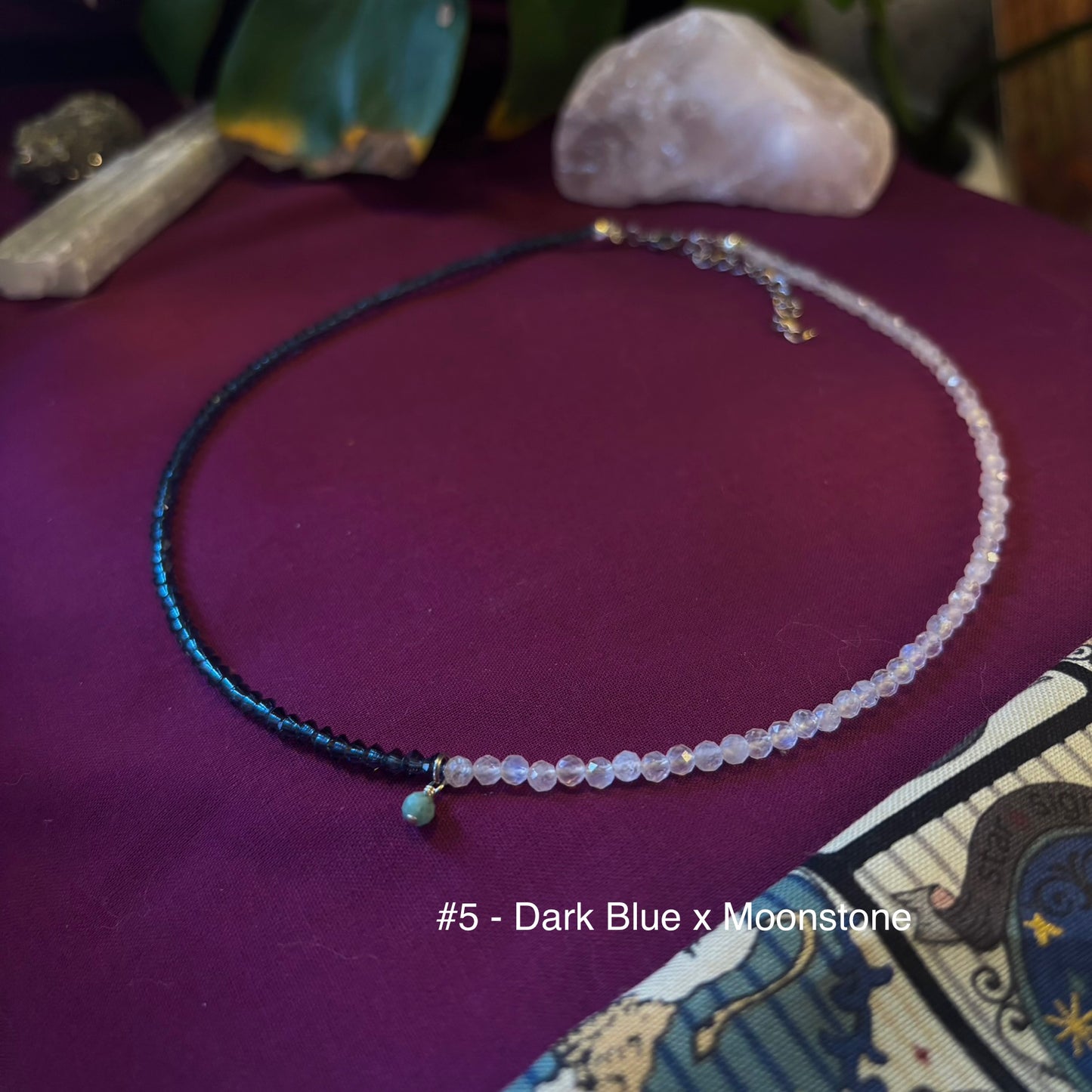 Two Tone Beaded Necklace