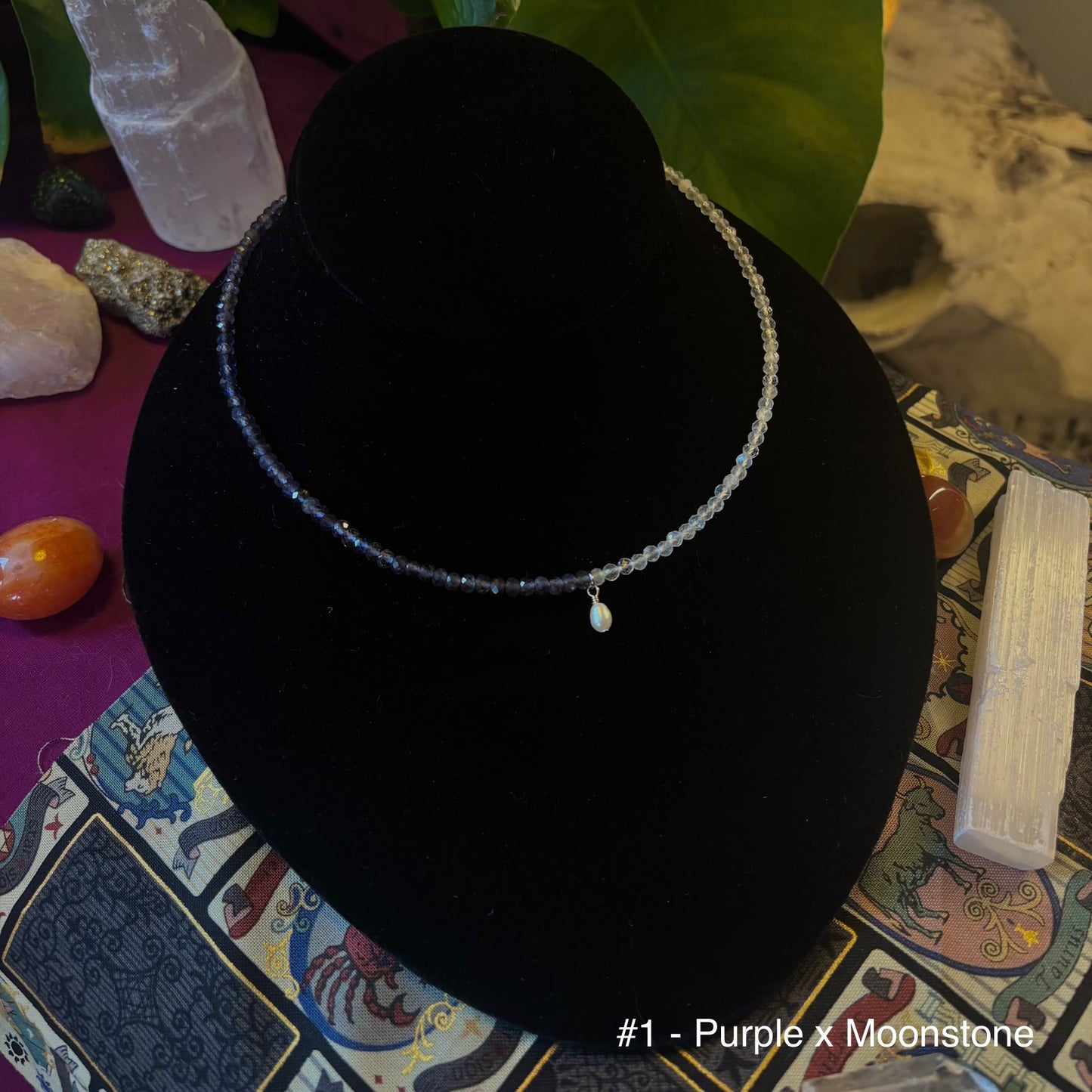 Two Tone Beaded Necklace