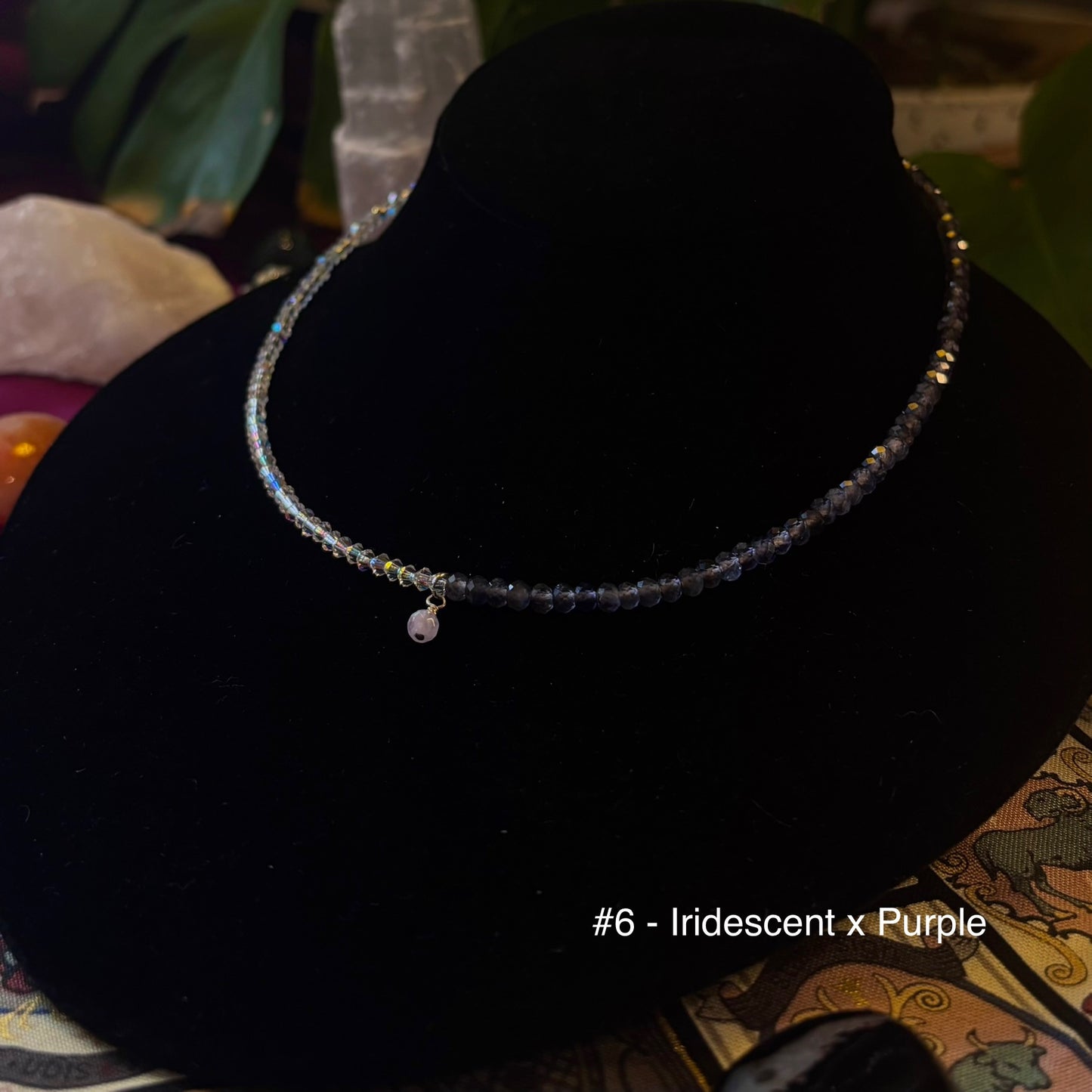 Two Tone Beaded Necklace