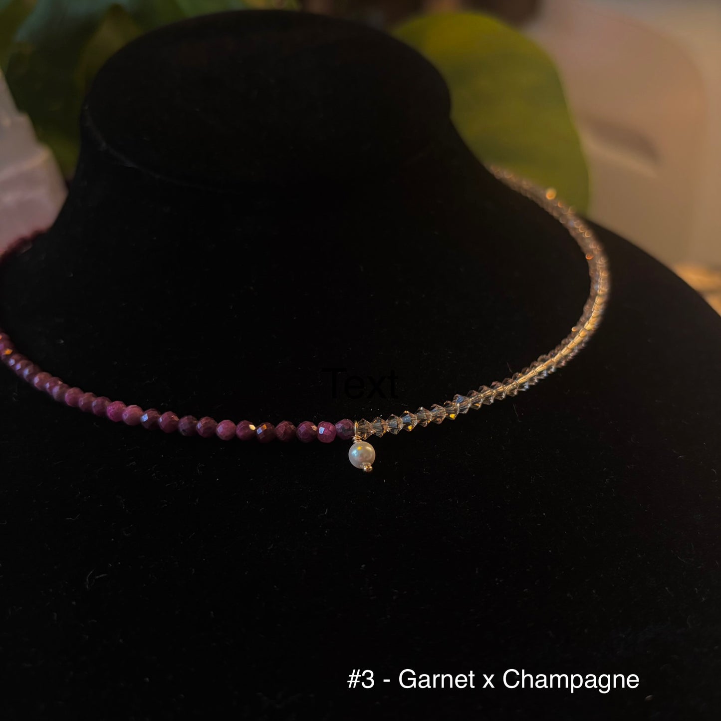 Two Tone Beaded Necklace