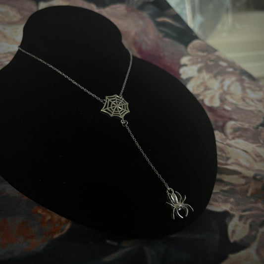 Spooky Spider Necklace