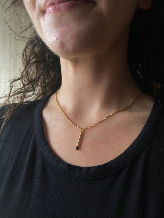 Golden Match Necklace