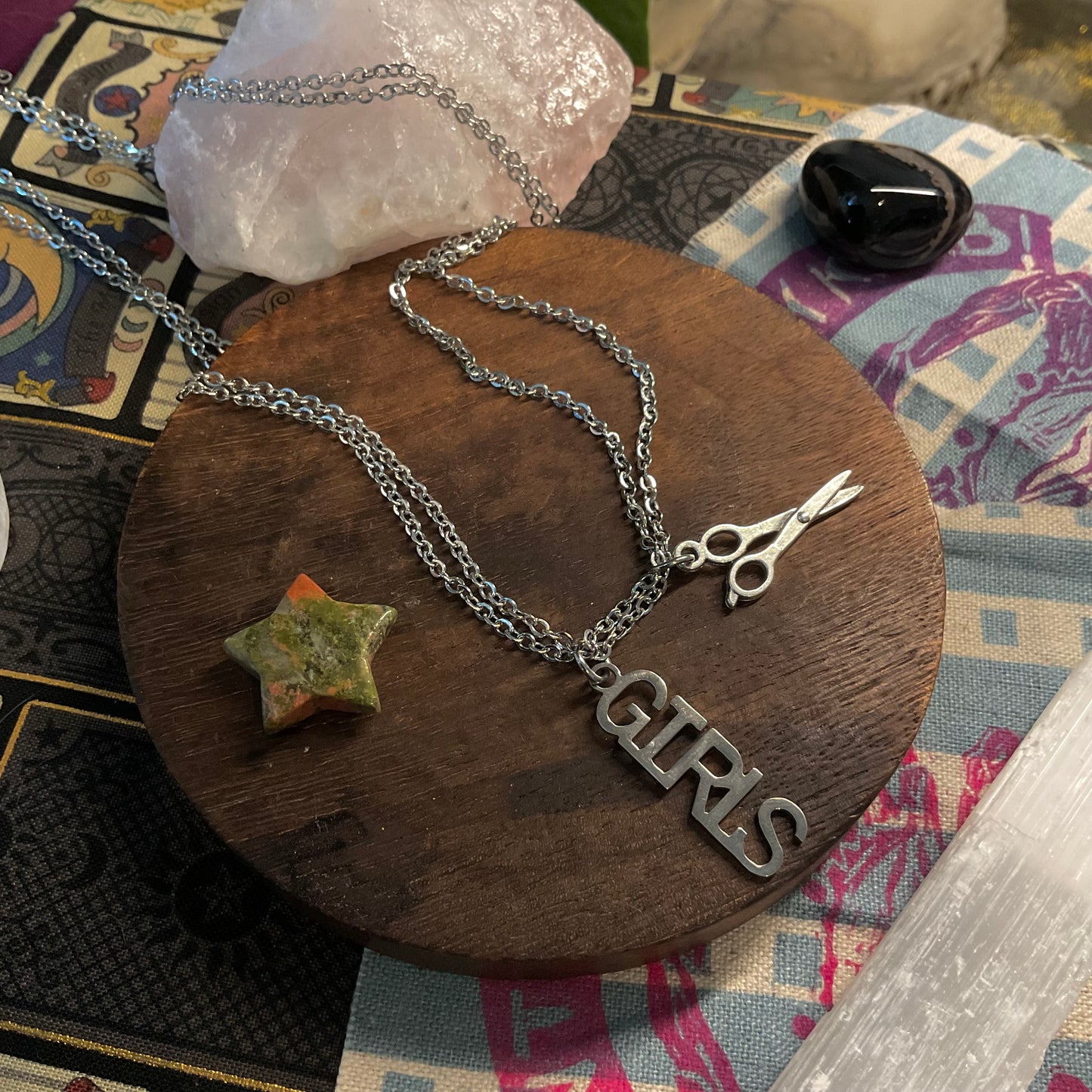 Girls Love Crafting Necklace