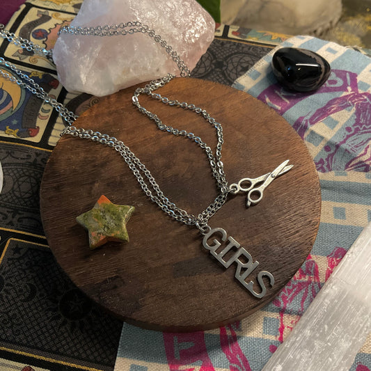 Girls Love Crafting Necklace