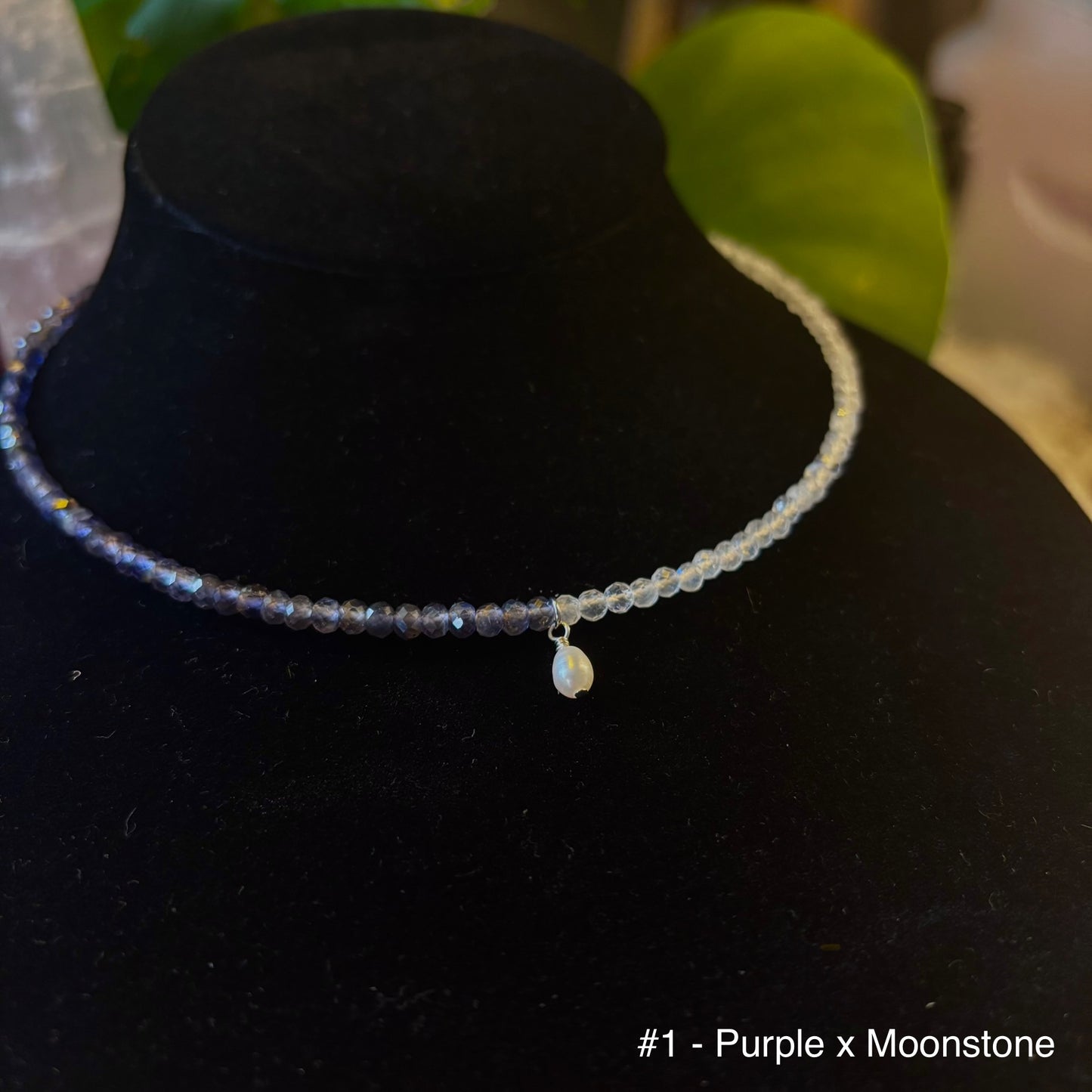 Two Tone Beaded Necklace