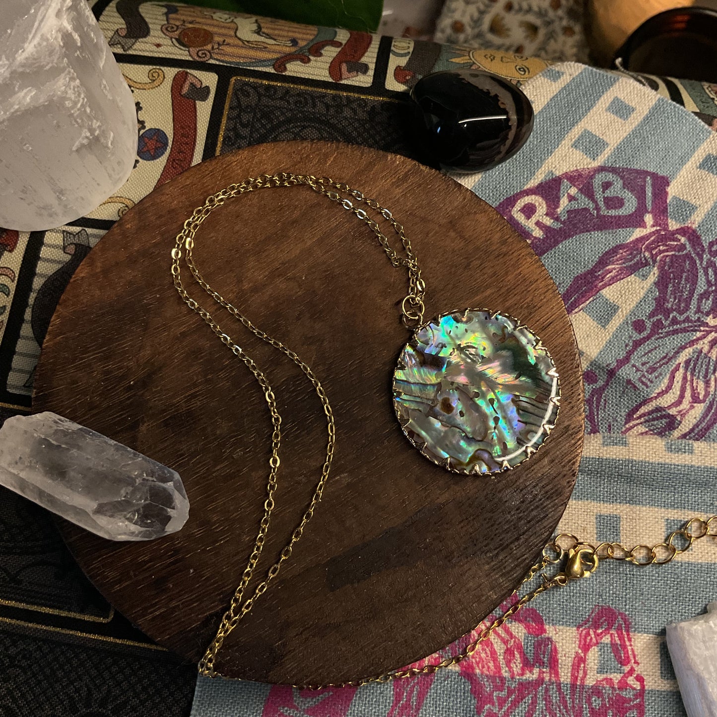 Abalone Pendant Necklace
