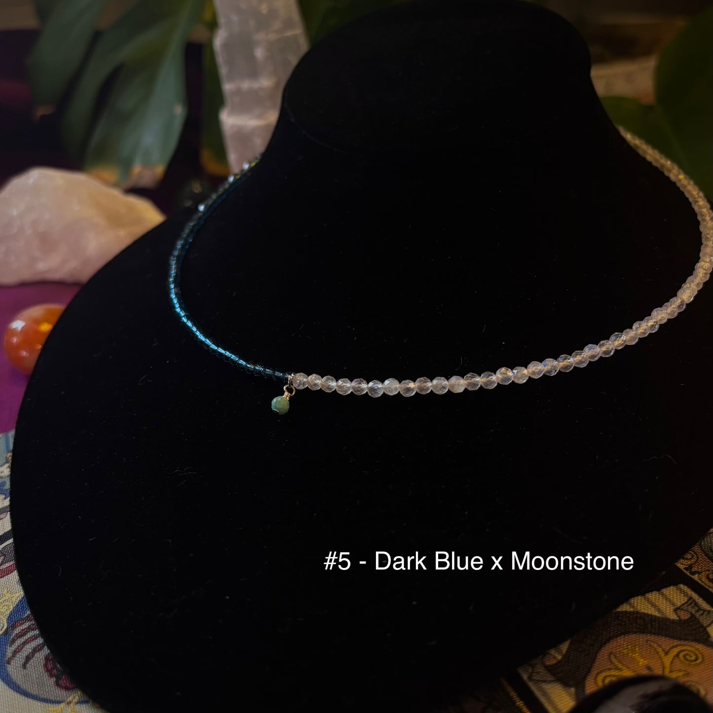 Two Tone Beaded Necklace