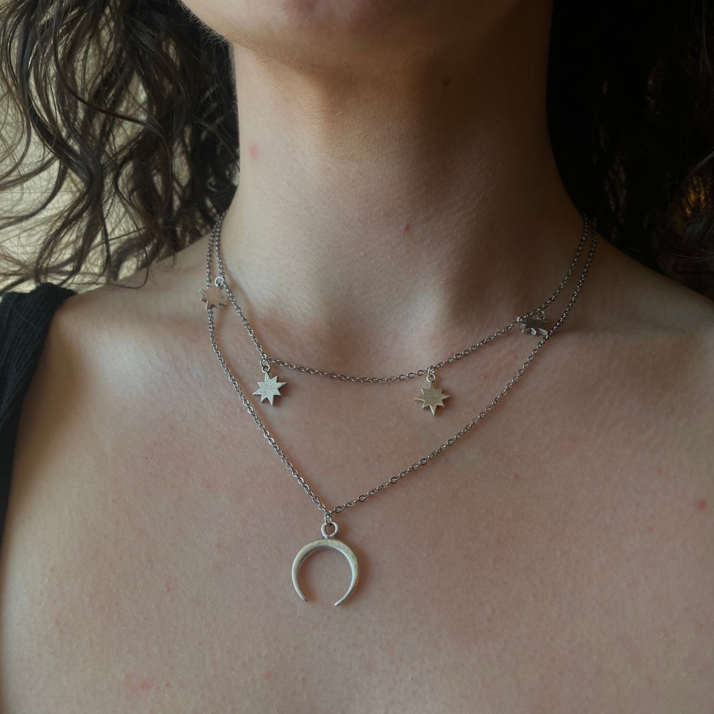 Half Moon Stack Necklace