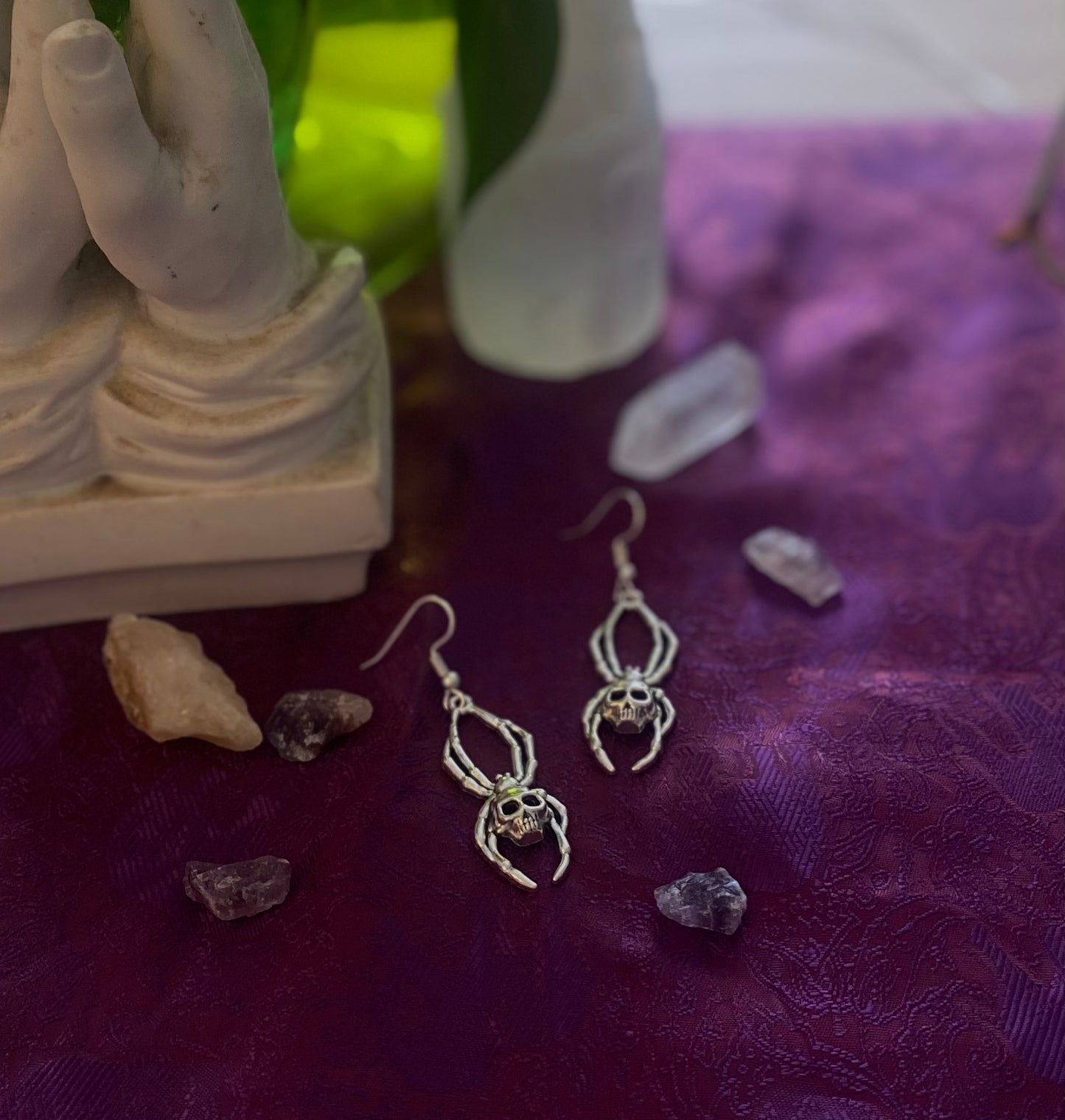 Silver Skulltula Earrings