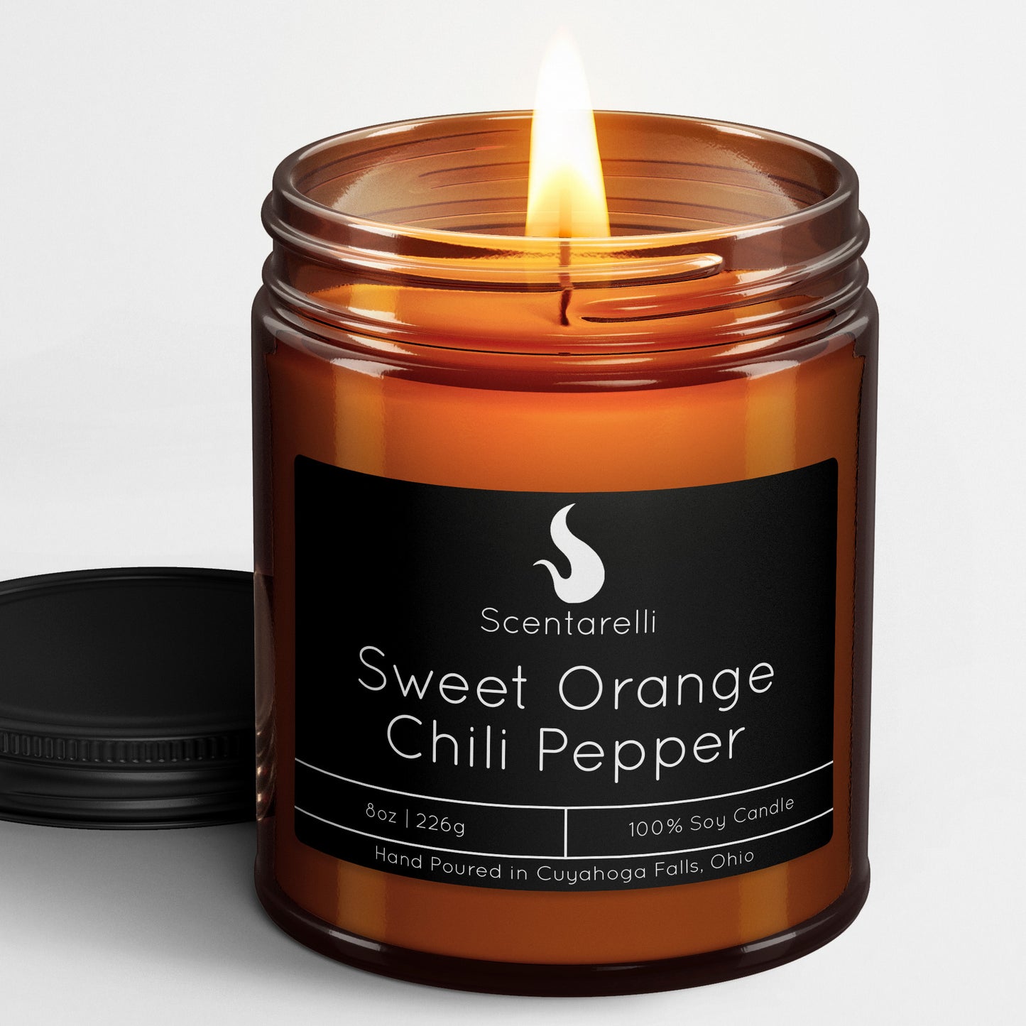 Sweet Orange Chili Pepper Candle
